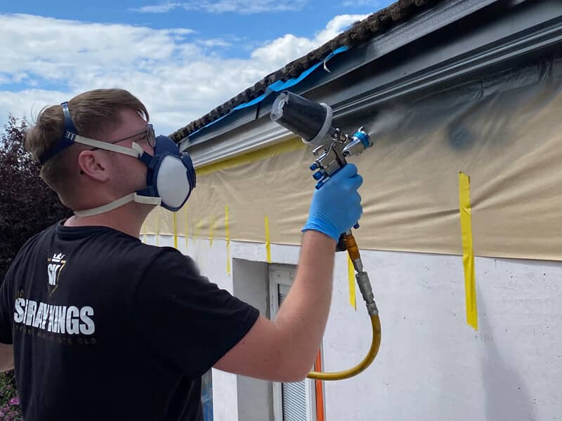 Coventry uPVC Spray Painting
